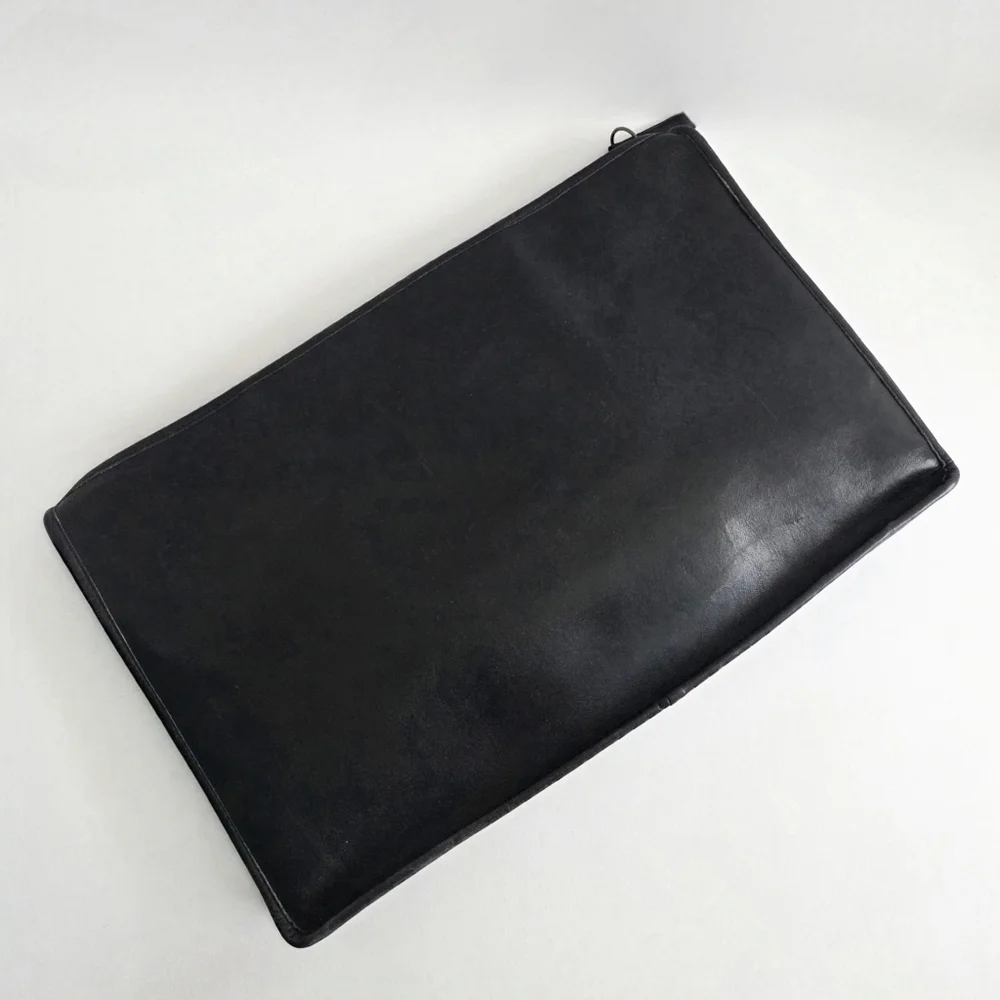 Coach Vintage (Pre-'89) NYC Large Zip Top Folio, Glove Tanned Leather